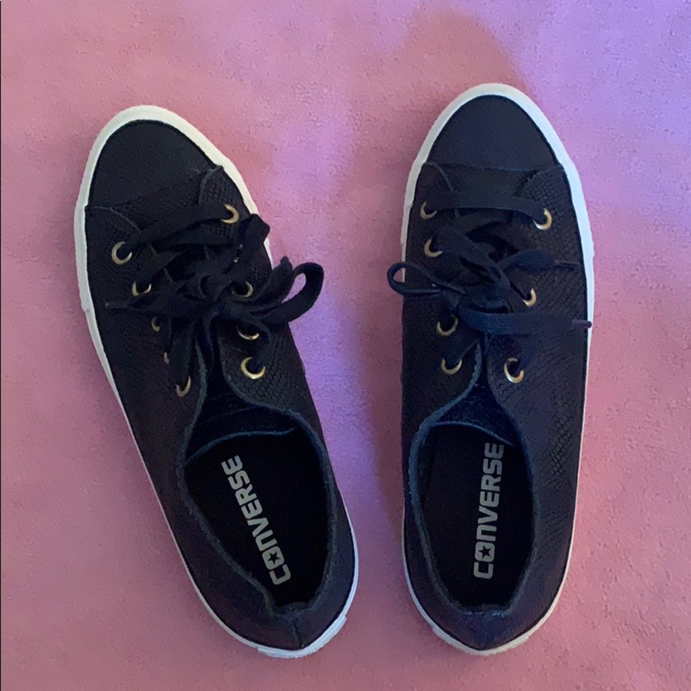 Never Worn - Leather Converse Sneakers